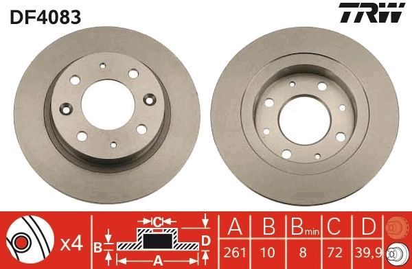 Brake Disc DF4083