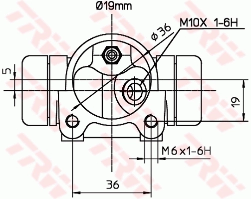 TRW BWD137 Wheel Brake Cylinder