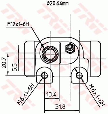 TRW BWF287 Wheel Brake Cylinder