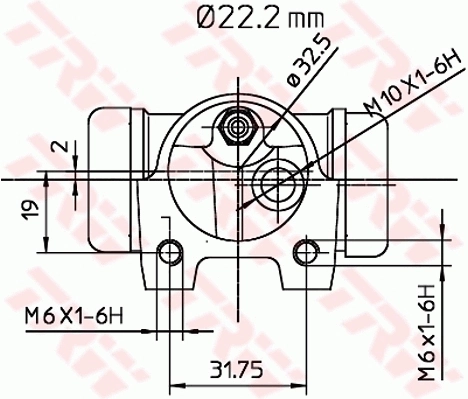 TRW BWH140 Wheel Brake Cylinder