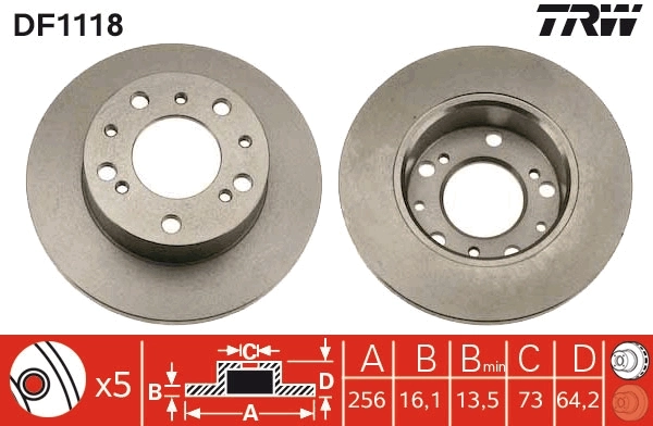 Brake Disc DF1118