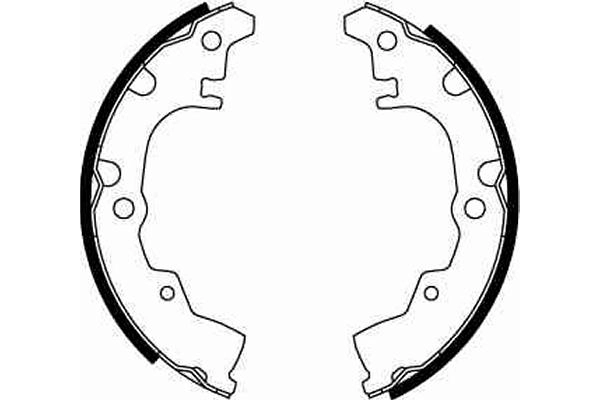 TRW GS8199 Brake Shoe Set