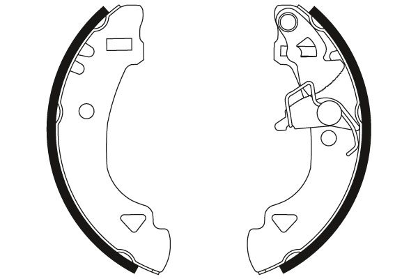 TRW GS8566 Brake Shoe Set
