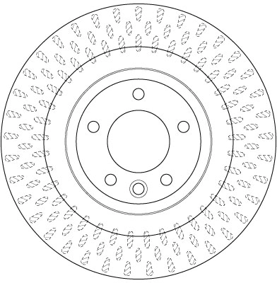 Brake Disc TRW SINGLE DF6528S