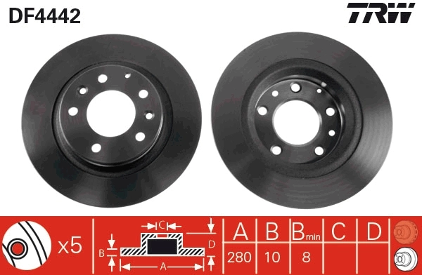 Brake Disc DF4442
