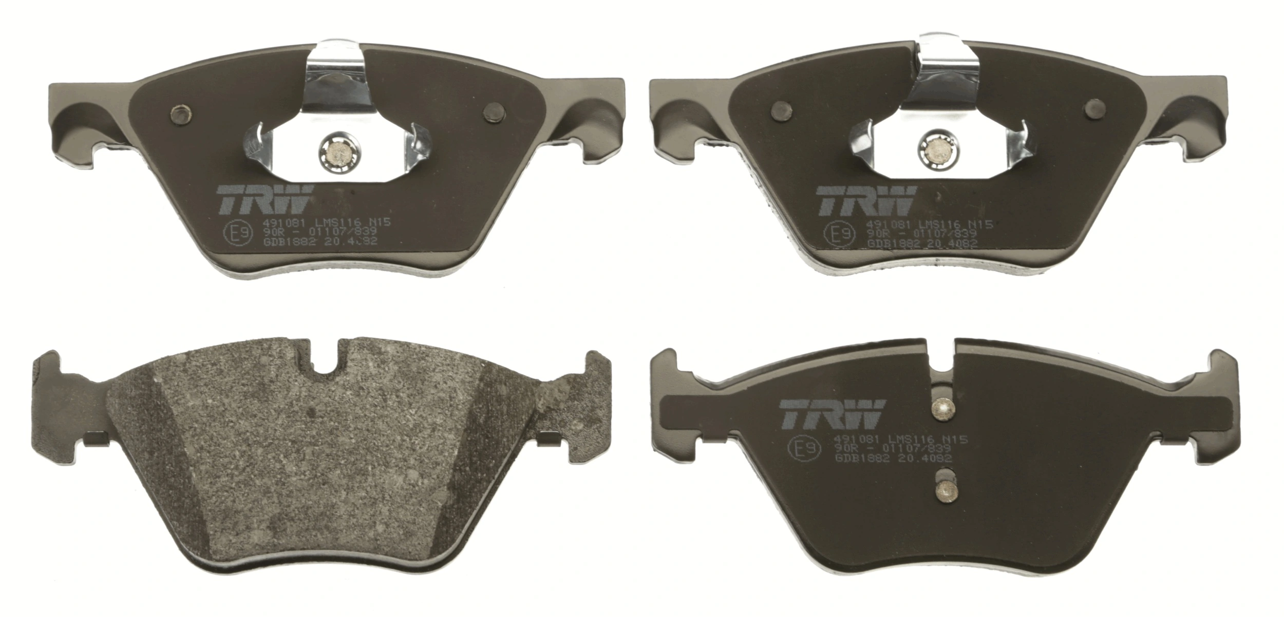 Brake Pad Set, disc brake COTEC GDB1882