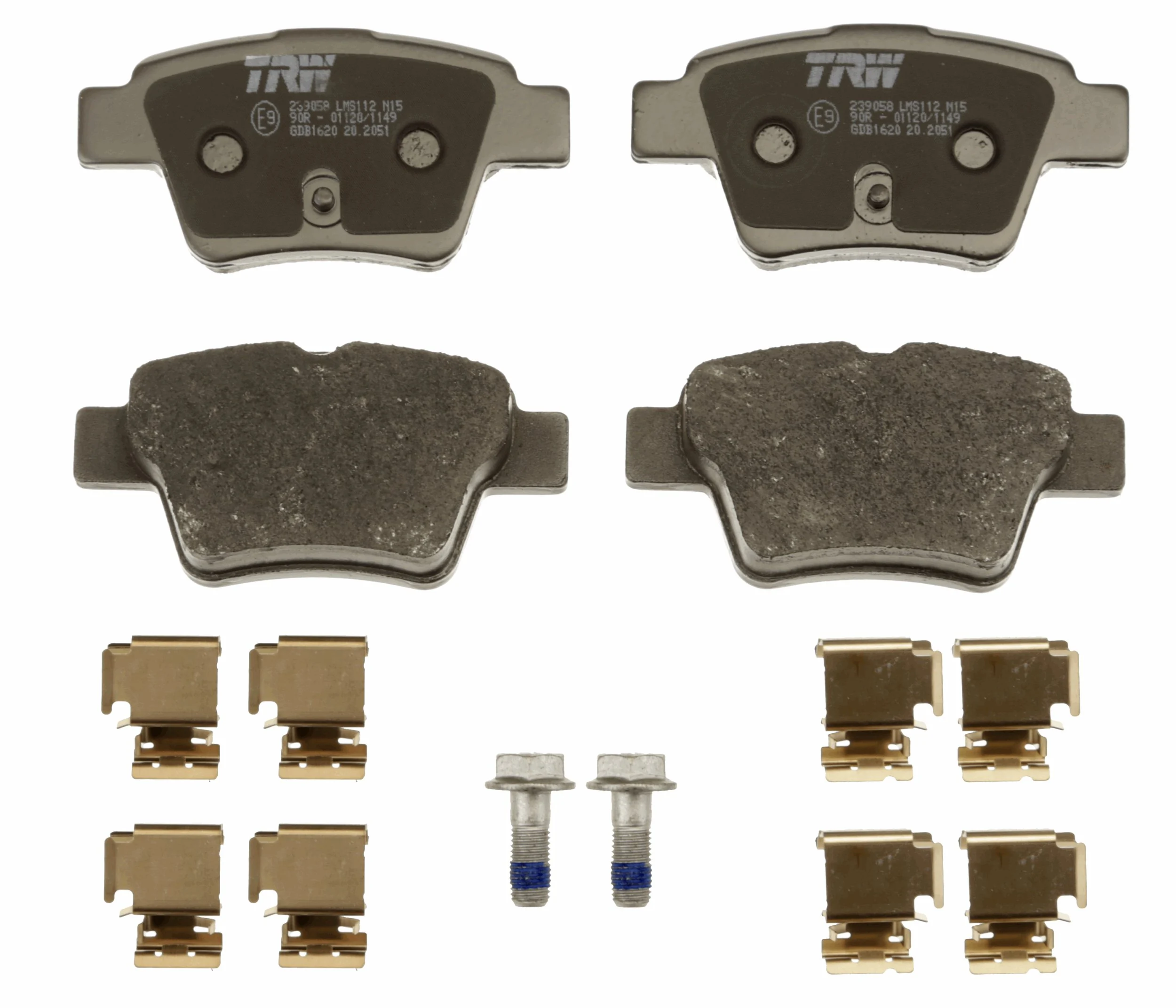 Brake Pad Set, disc brake COTEC GDB1620