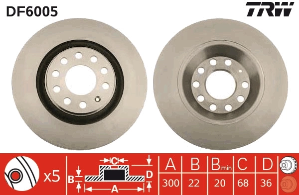 Brake Disc DF6005