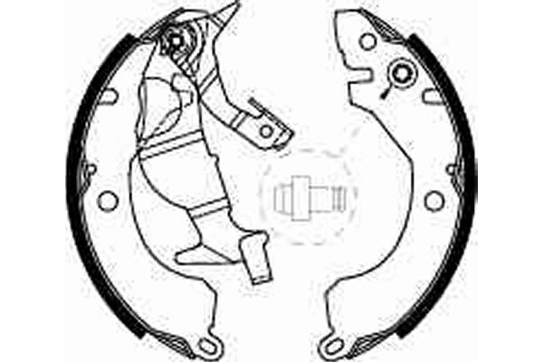 TRW GS8225 Brake Shoe Set