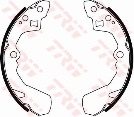 TRW GS8456 Brake Shoe Set