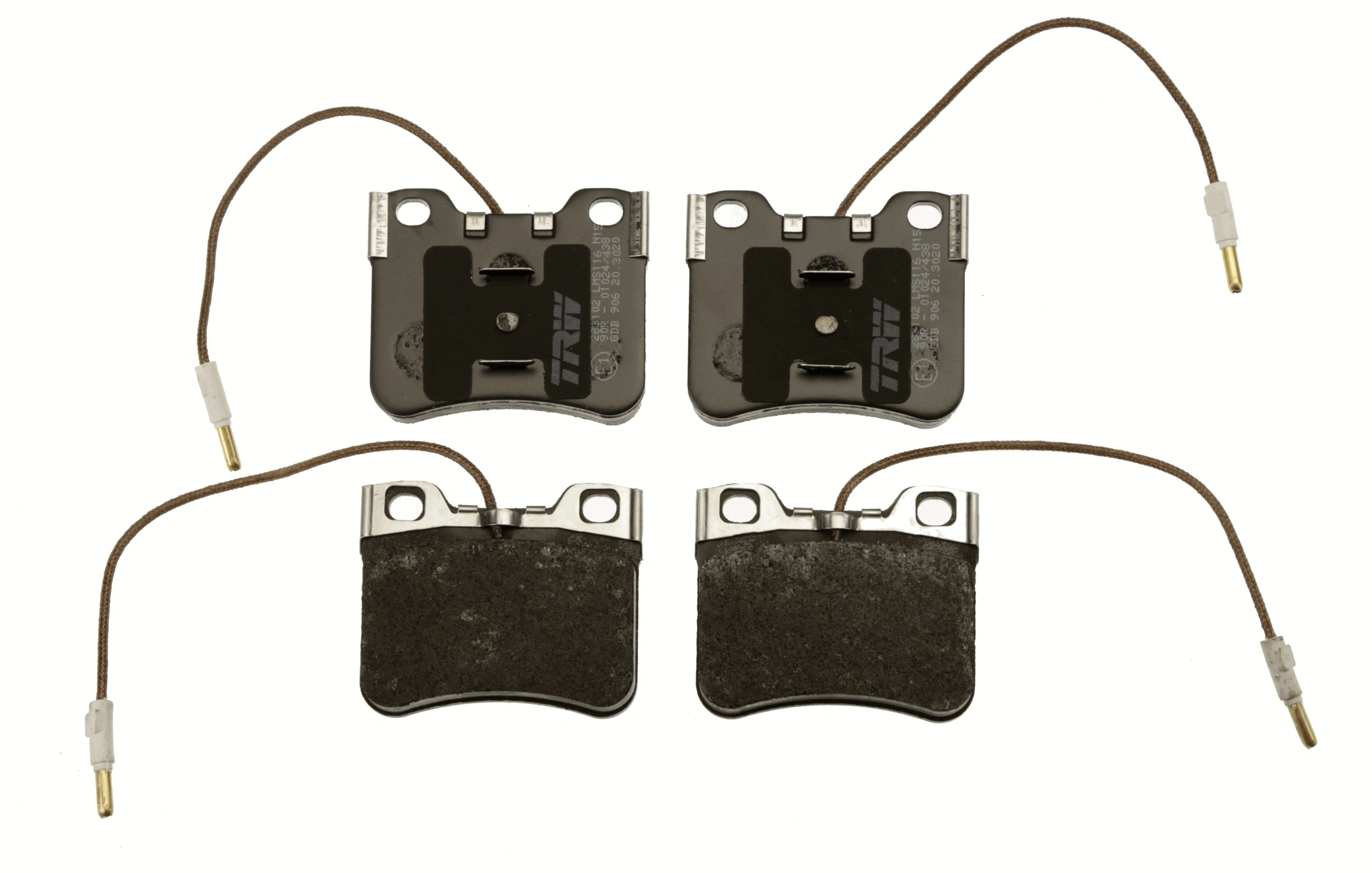 Brake Pad Set, disc brake COTEC GDB906