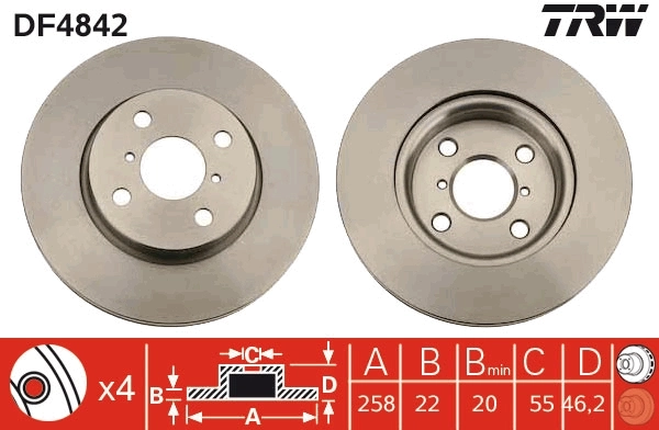 Brake Disc DF4842
