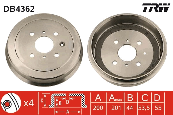 Brake Drum DB4362