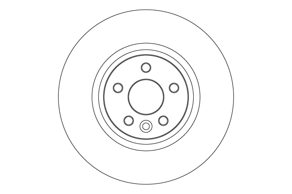 Brake Disc TRW SINGLE DF6848S