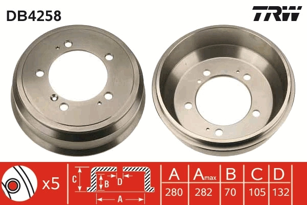 Brake Drum DB4258