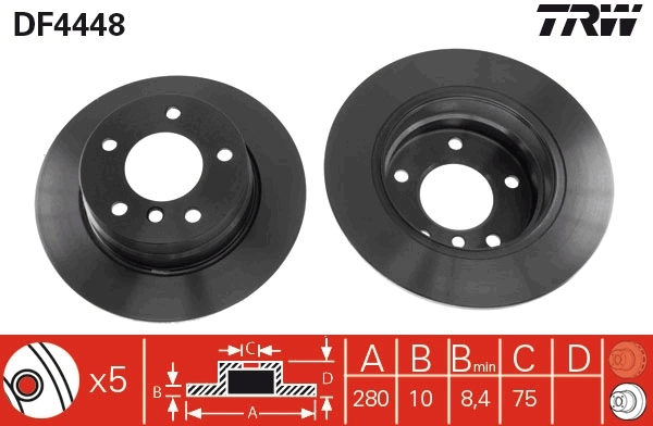 Brake Disc DF4448
