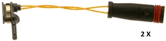 Warning Contact, brake pad wear GIC336