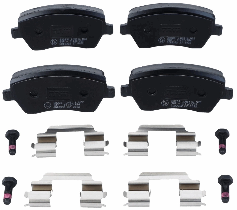 Brake Pad Set, disc brake COTEC GDB3332