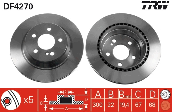 Brake Disc DF4270