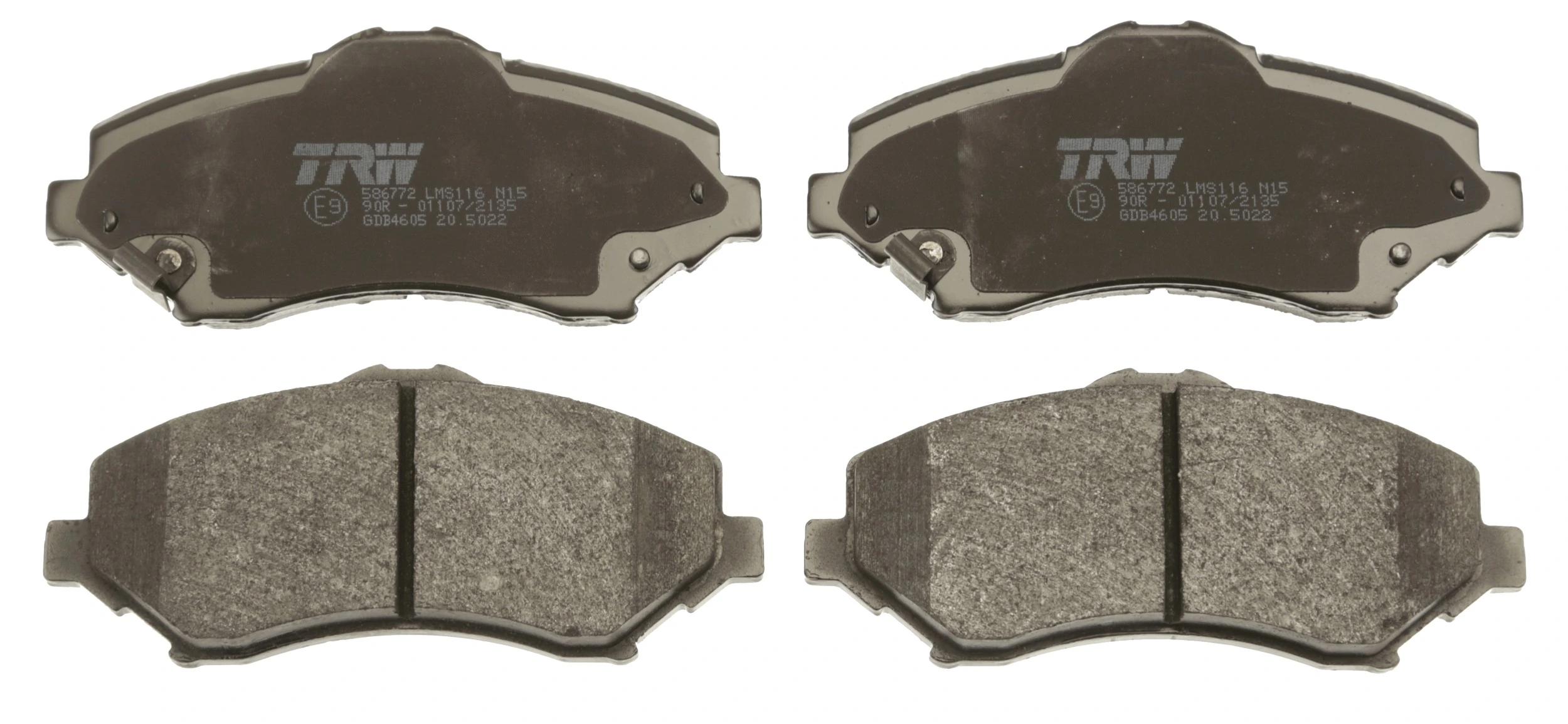 Brake Pad Set, disc brake COTEC GDB4605