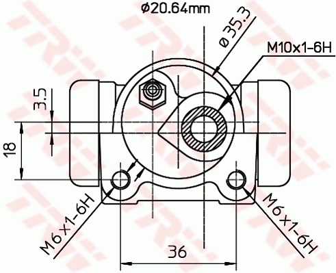 TRW BWF161 Wheel Brake Cylinder