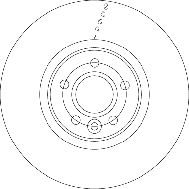 Brake Disc TRW SINGLE DF6676S
