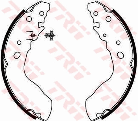 TRW GS8641 Brake Shoe Set