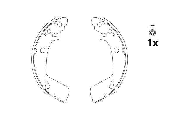 Brake Shoe Set GS8818