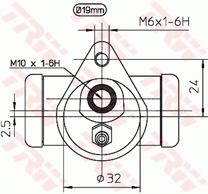 TRW BWD122 Wheel Brake Cylinder