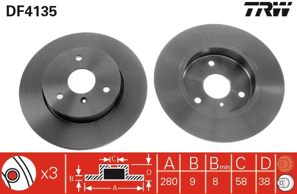 Brake Disc DF4135