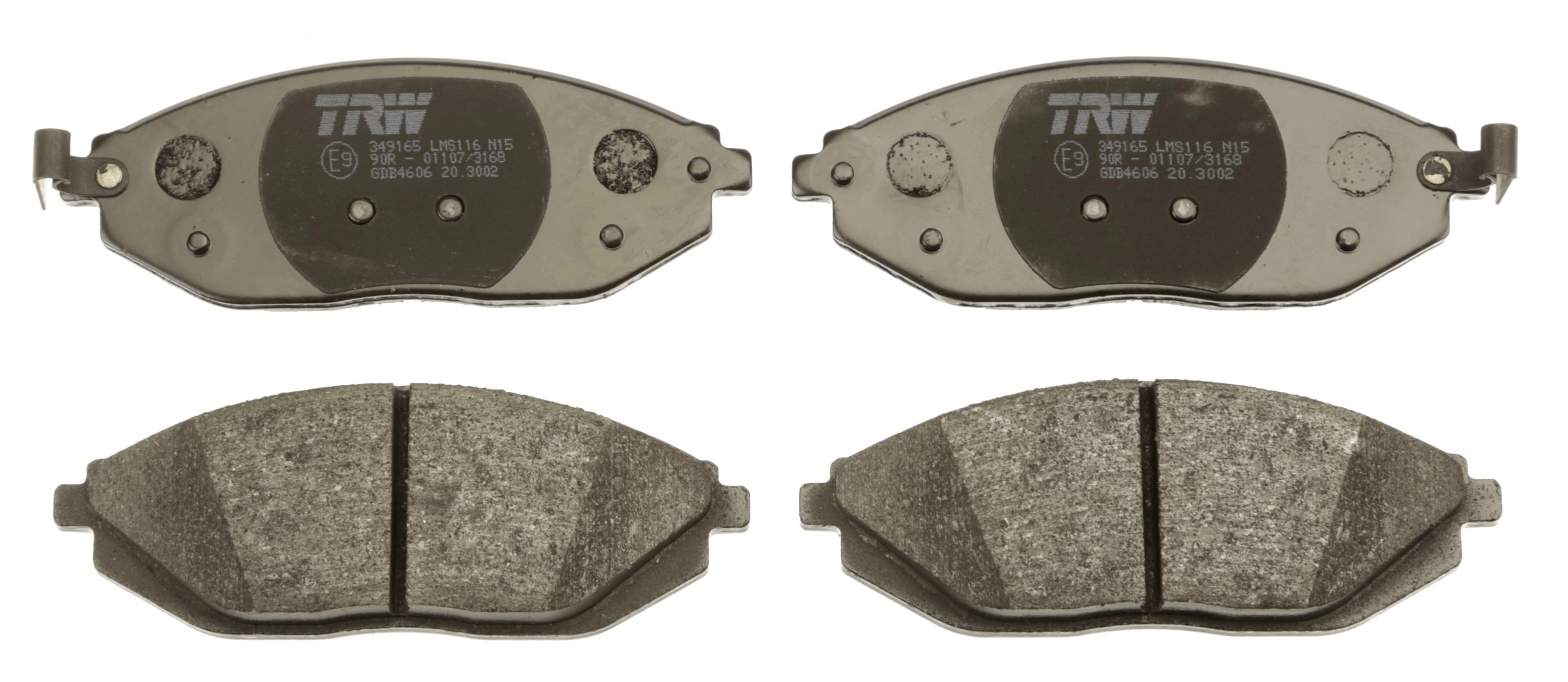 Brake Pad Set, disc brake COTEC GDB4606