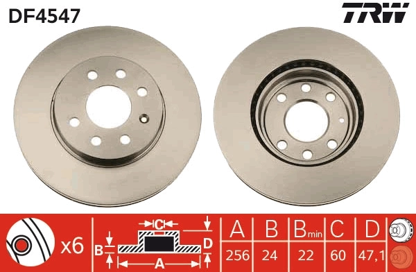 Brake Disc DF4547