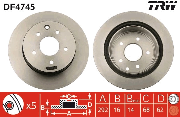Brake Disc DF4745