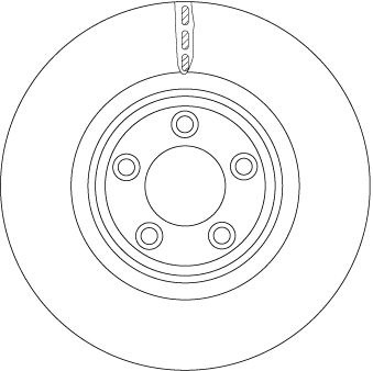 Brake Disc TRW SINGLE DF6223S