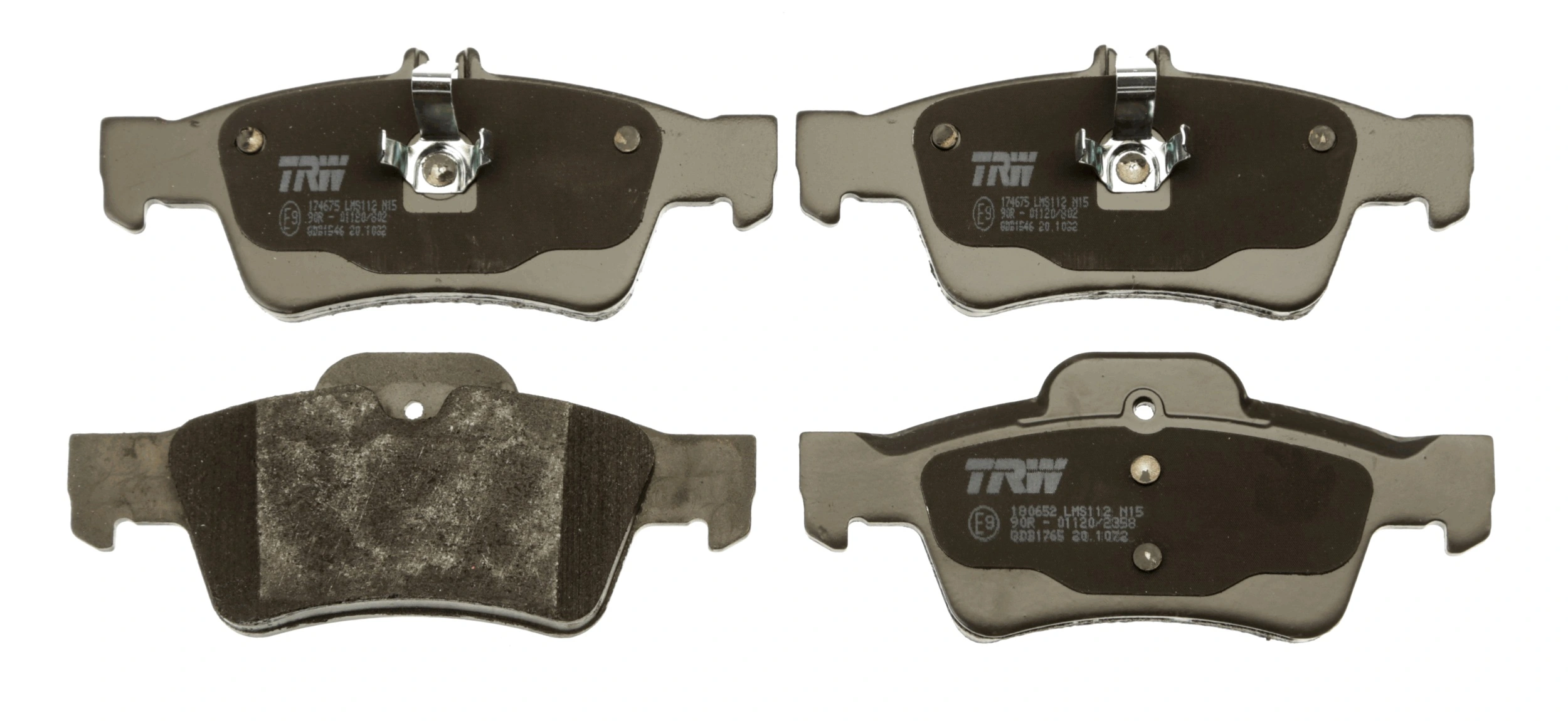 Brake Pad Set, disc brake COTEC GDB1546
