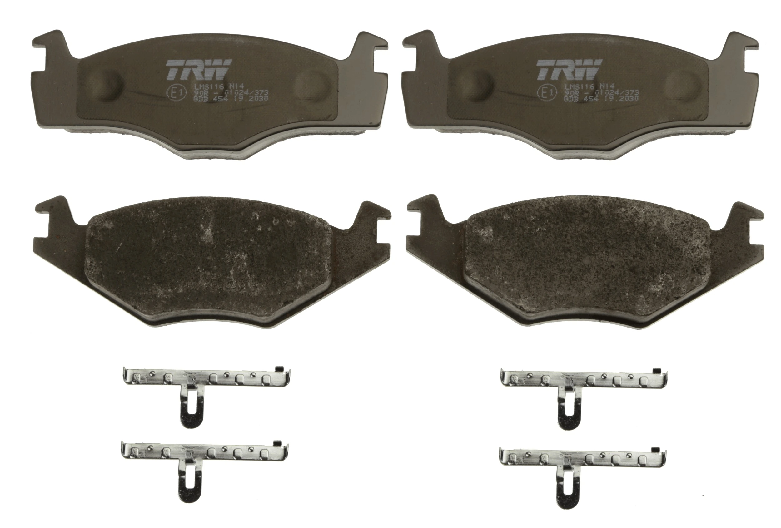 Brake Pad Set, disc brake COTEC GDB454