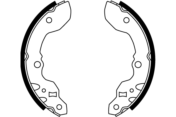 TRW GS8701 Brake Shoe Set
