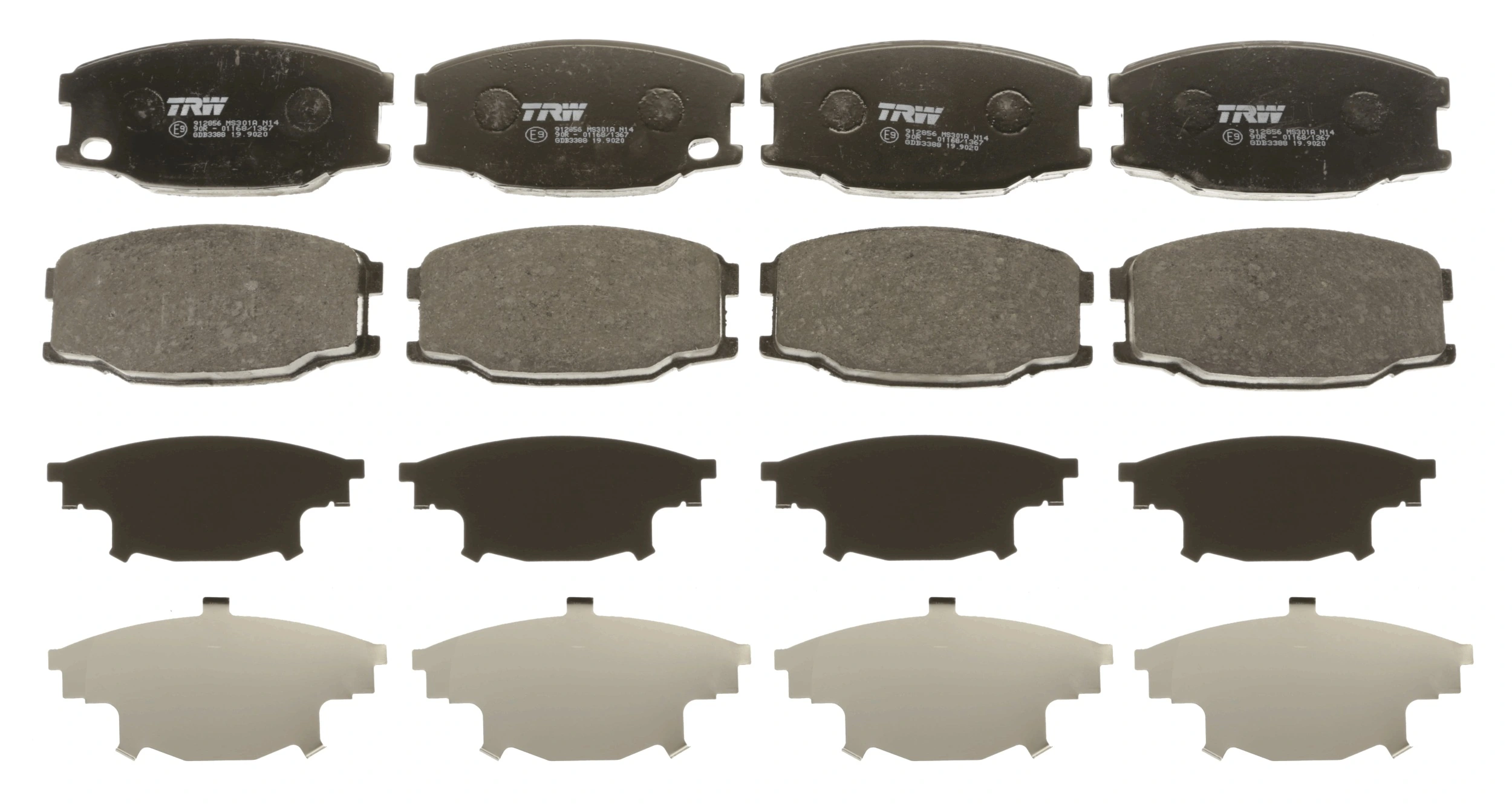 Brake Pad Set, disc brake GDB3388