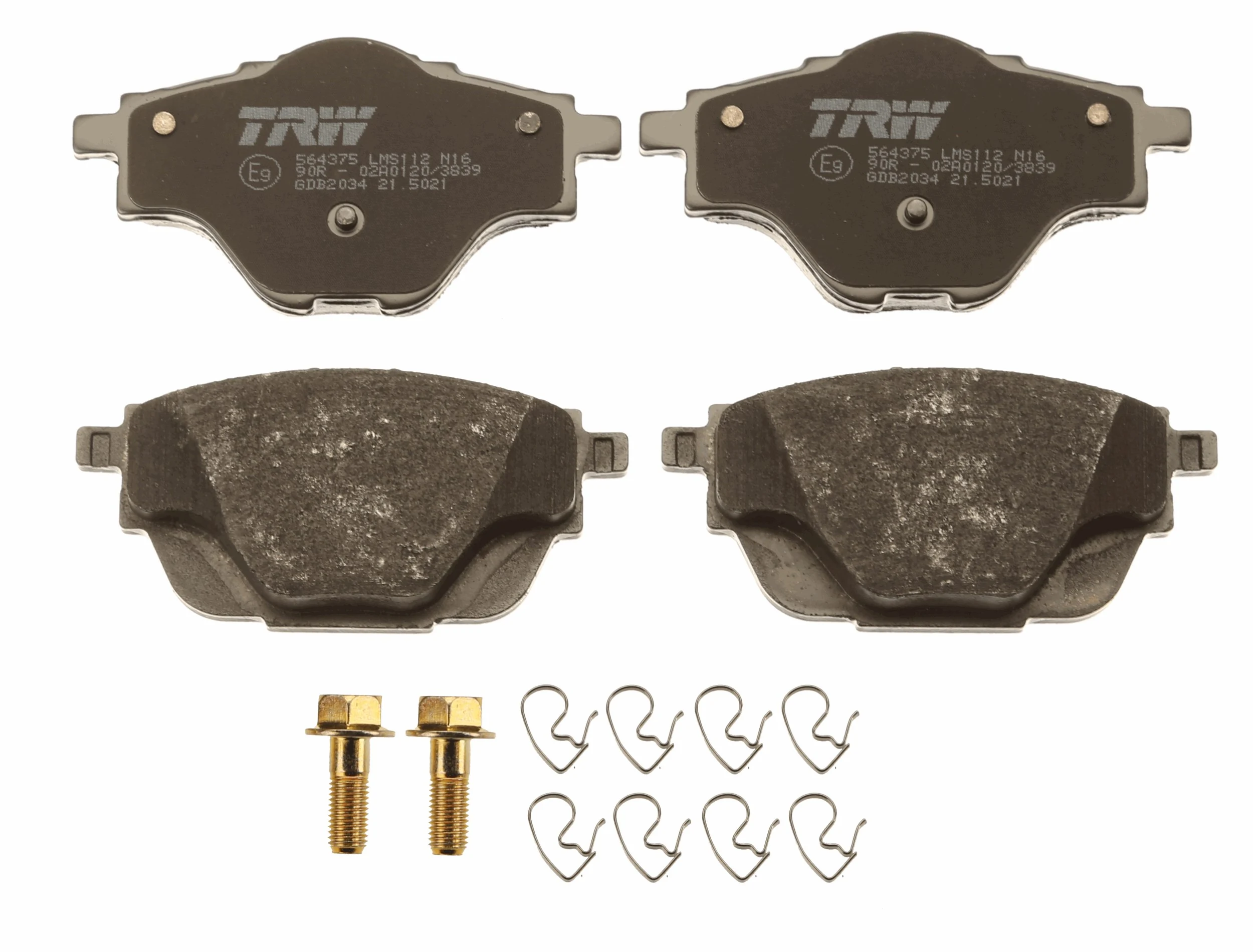 Brake Pad Set, disc brake COTEC GDB2034