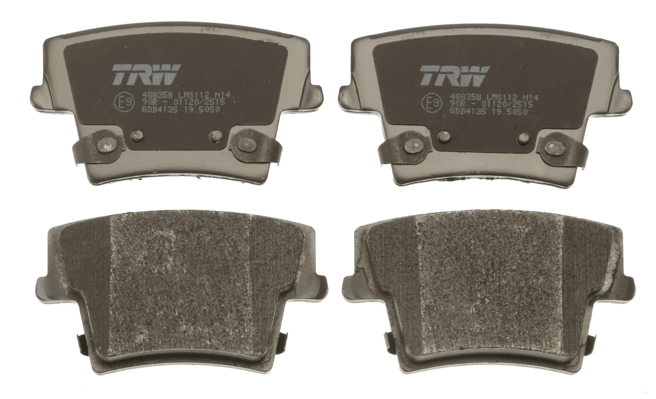 Brake Pad Set, disc brake COTEC GDB4135