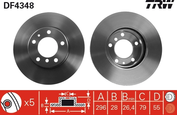 Brake Disc DF4348