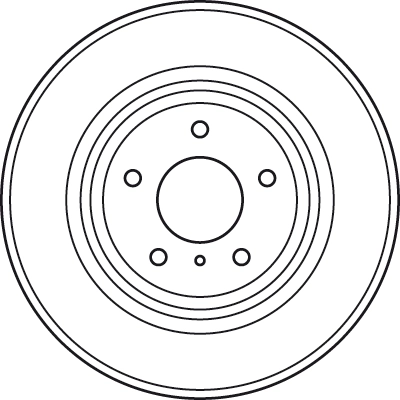 Brake Disc TRW SINGLE DF4983S