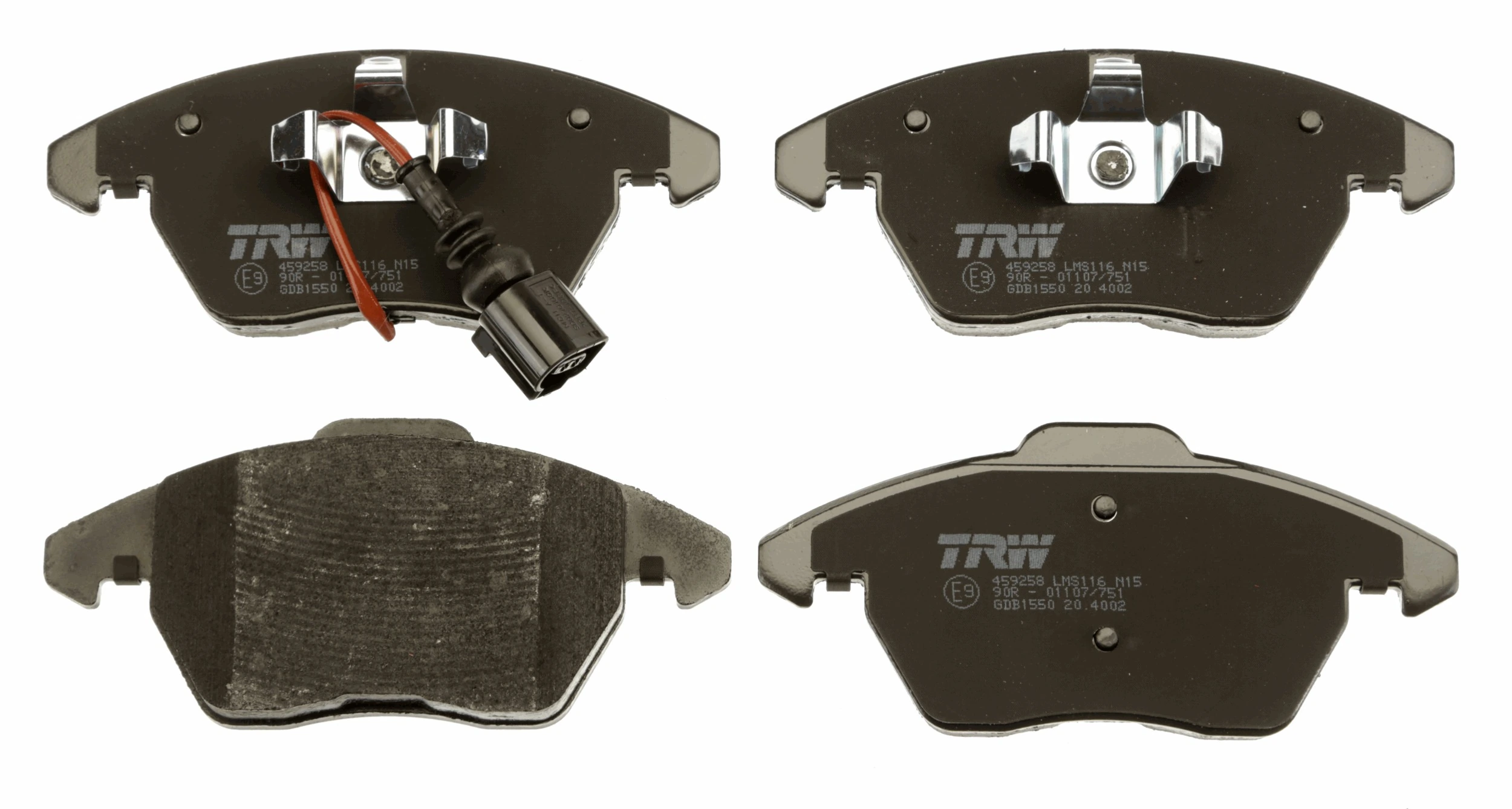 Brake Pad Set, disc brake COTEC GDB1550