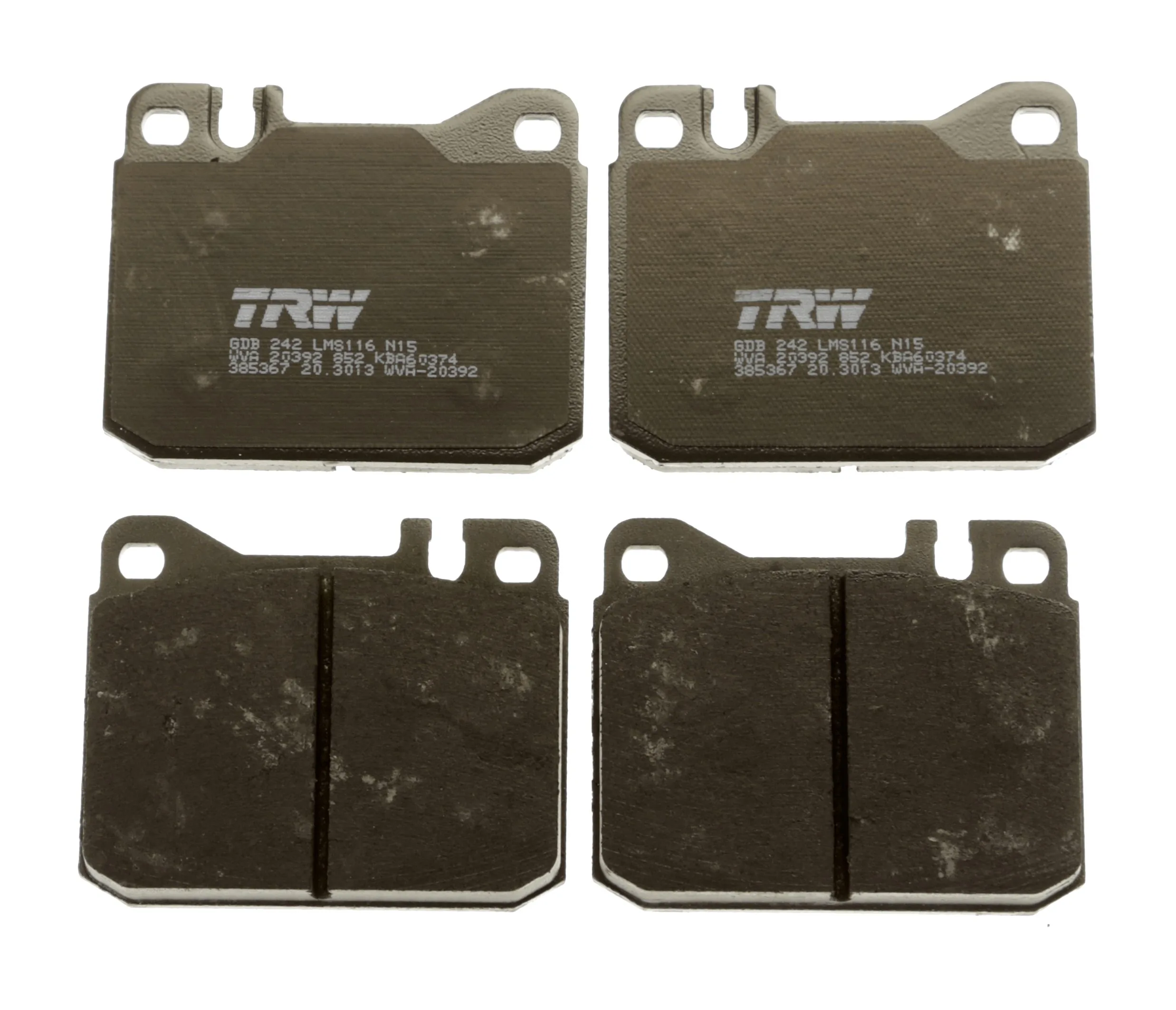Brake Pad Set, disc brake COTEC GDB242