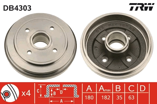 Brake Drum DB4303
