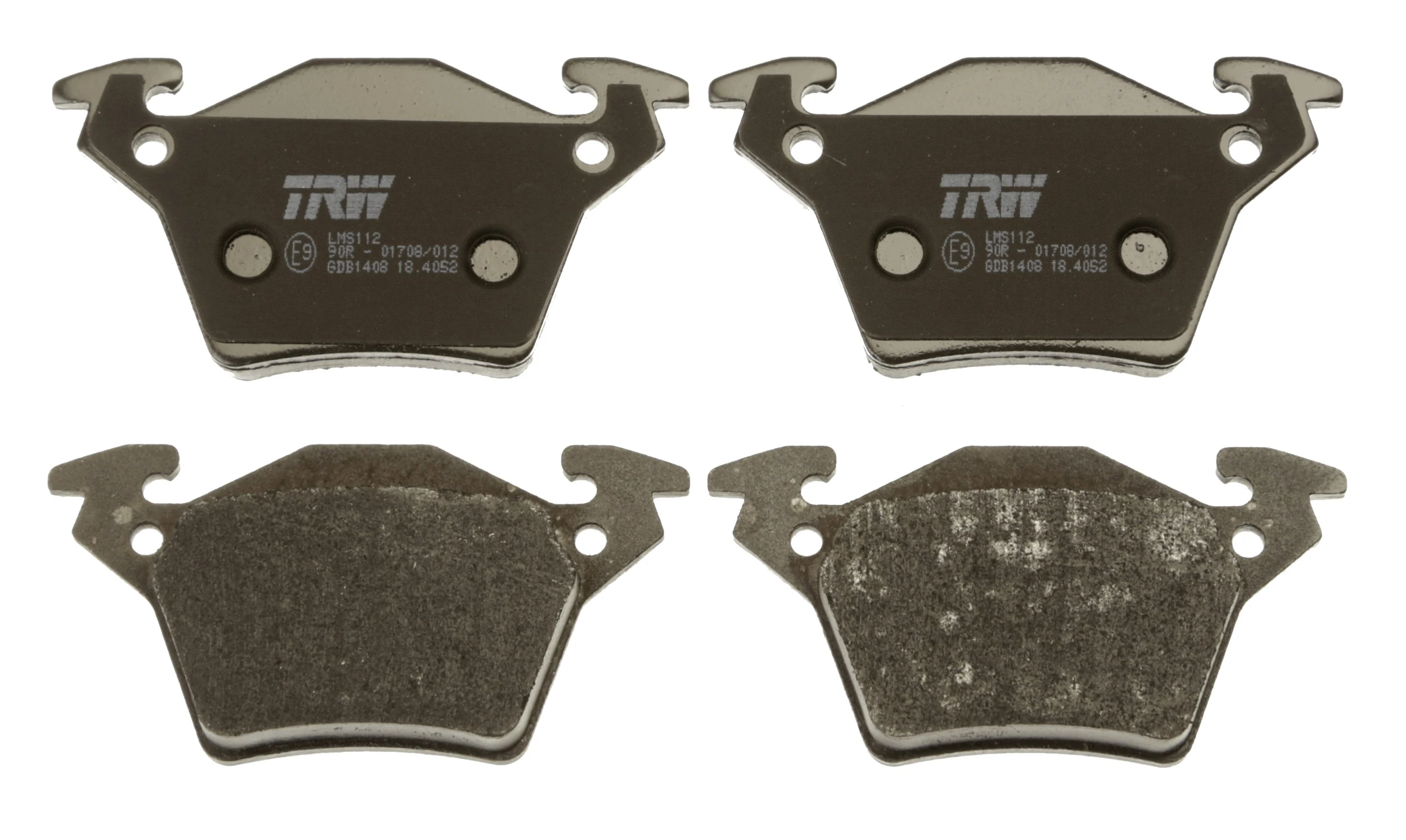 Brake Pad Set, disc brake COTEC GDB1408