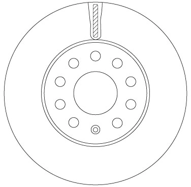 Brake Disc TRW SINGLE DF6903S