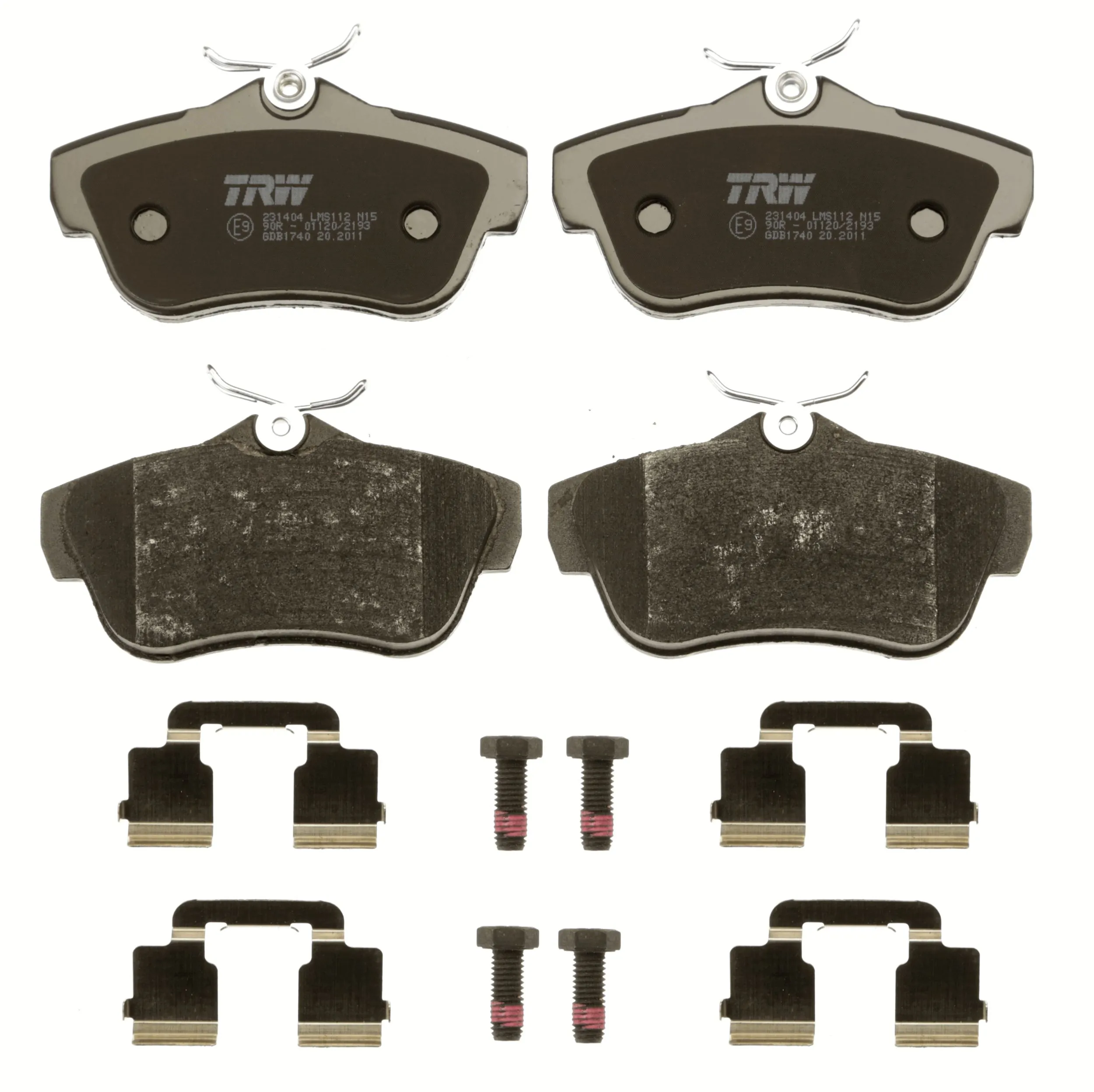 Brake Pad Set, disc brake COTEC GDB1740