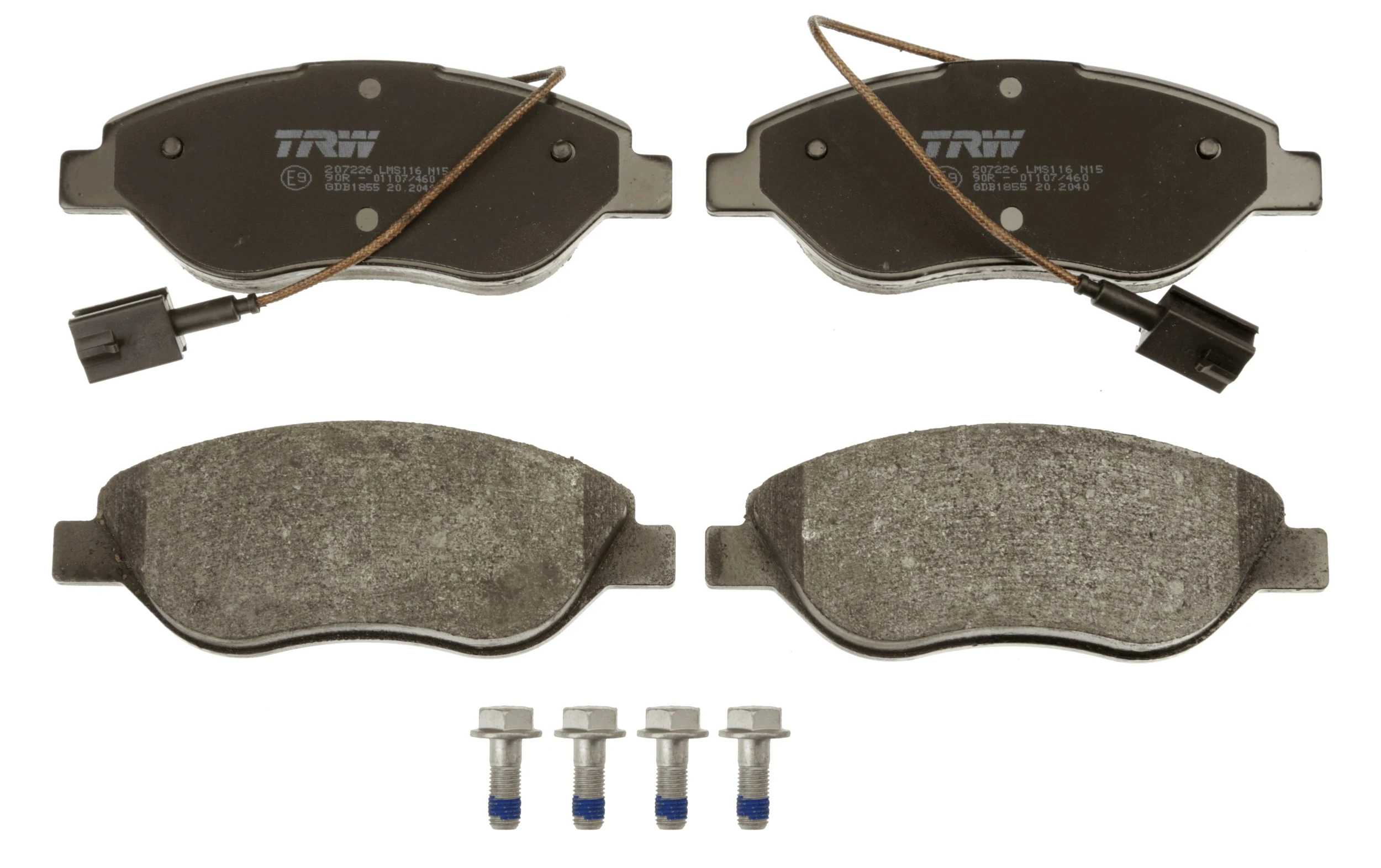 Brake Pad Set, disc brake COTEC GDB1855