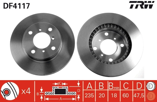 Brake Disc DF4117